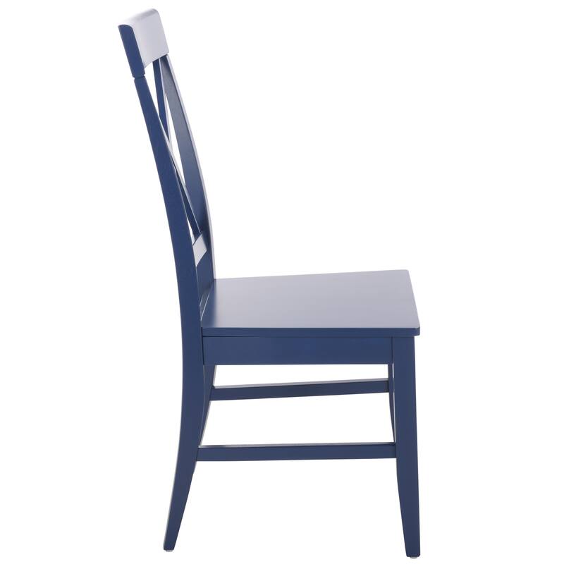 SAFAVIEH HOME Ksenia X-Back Side Chair - 18"W x 22"D x 38"H