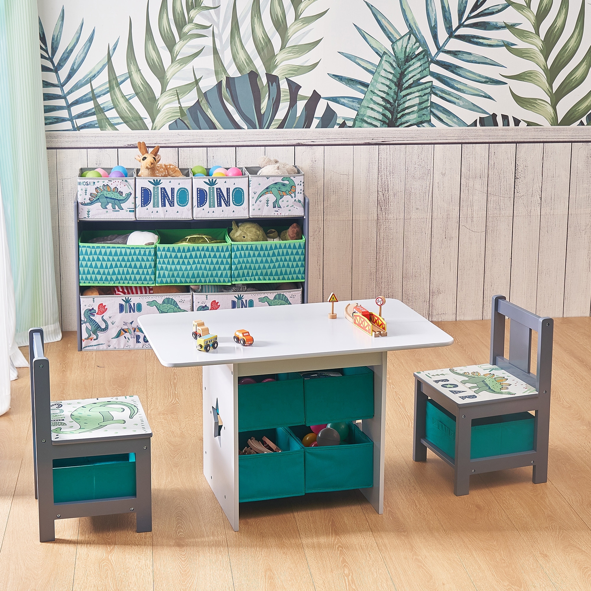 Play table with storage hot sale bins