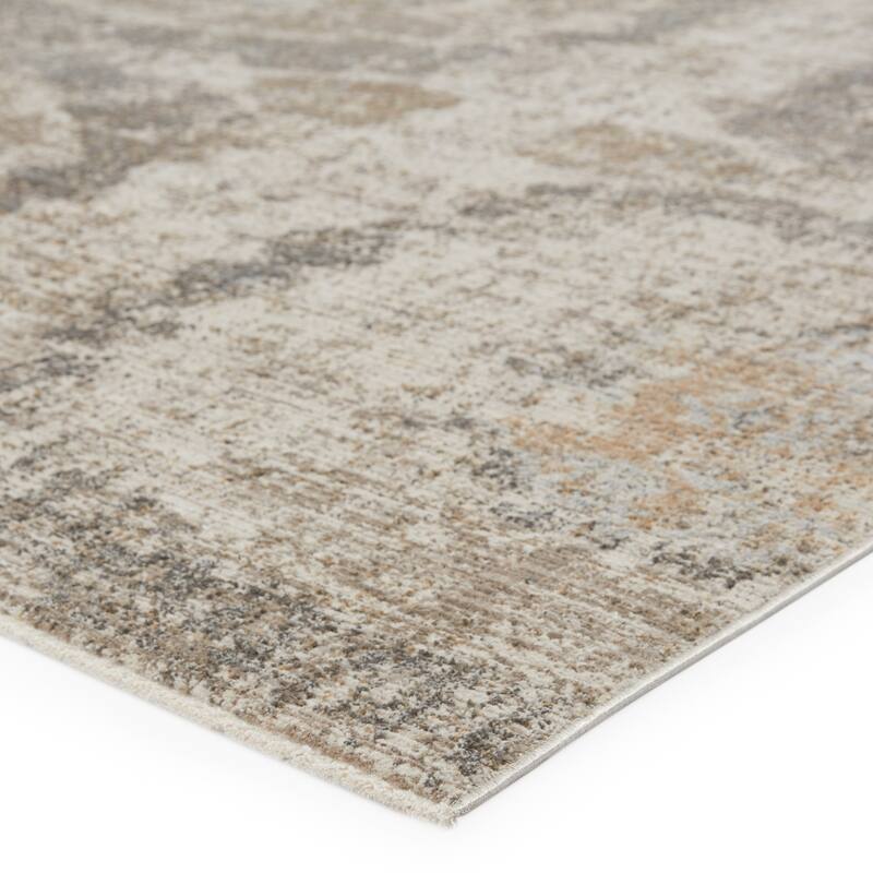 Airi Medallion Gray/ Beige Area Rug