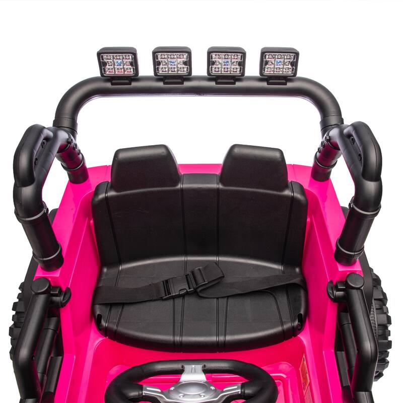 Kids Electric Ride-On Car 24V 400W with Parents Control, 3 Speed Settings, Bluetooth, USB, Music, LED Searchlights