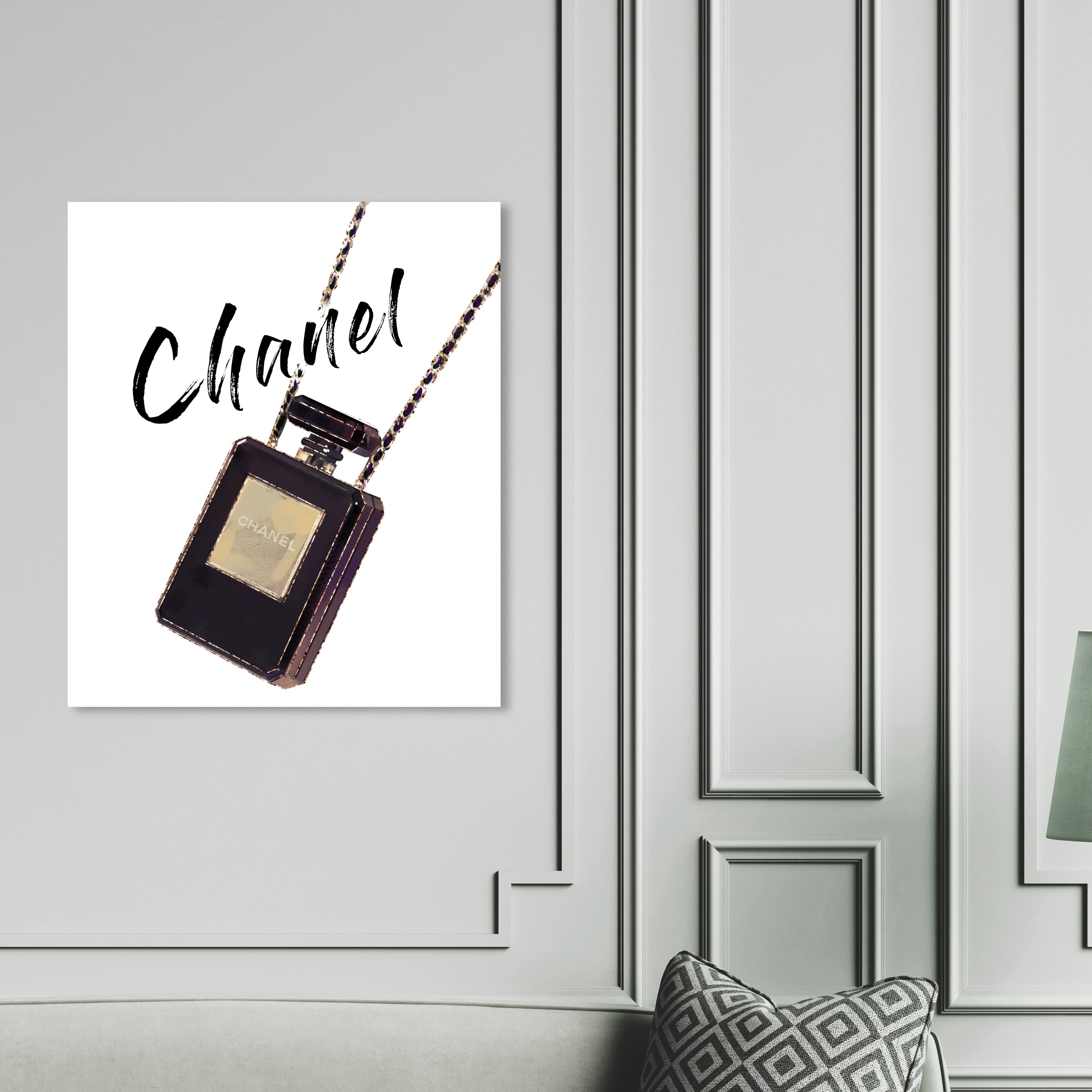  Canvas Wall Art Glam Perfume Chanel Pictures Wall