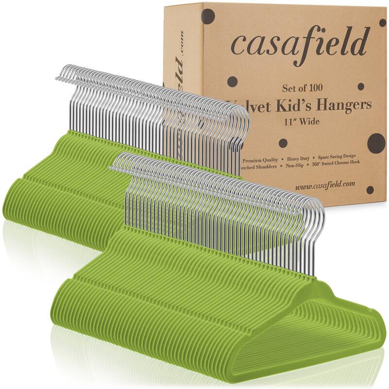 100 Velvet 11in Baby Hangers