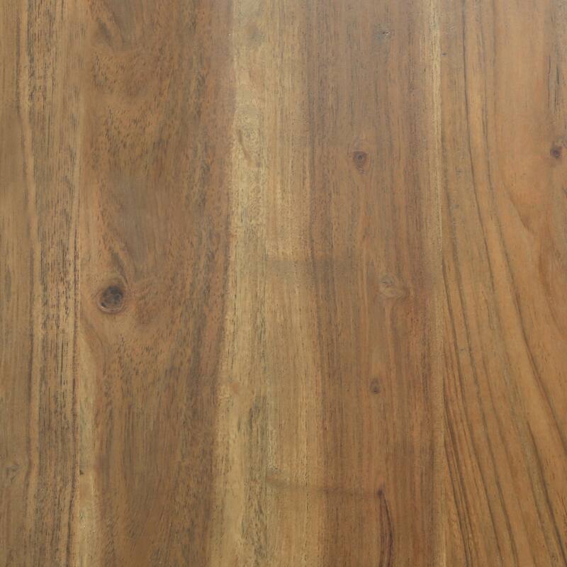 Wilton Handmade Lattice Base Wood Coffee Table, 33"W x 62"L x 18"H, Light Brown Finish by Sevita - 33"W x 62"L x 18"H