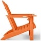 preview thumbnail 118 of 156, Aderson Outdoor Poly Adirondack Chair With Ottoman And Side Table 12-Piece Set