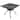 Ornate Outdoor Aluminum Black 37-in Square Patio Dining Table