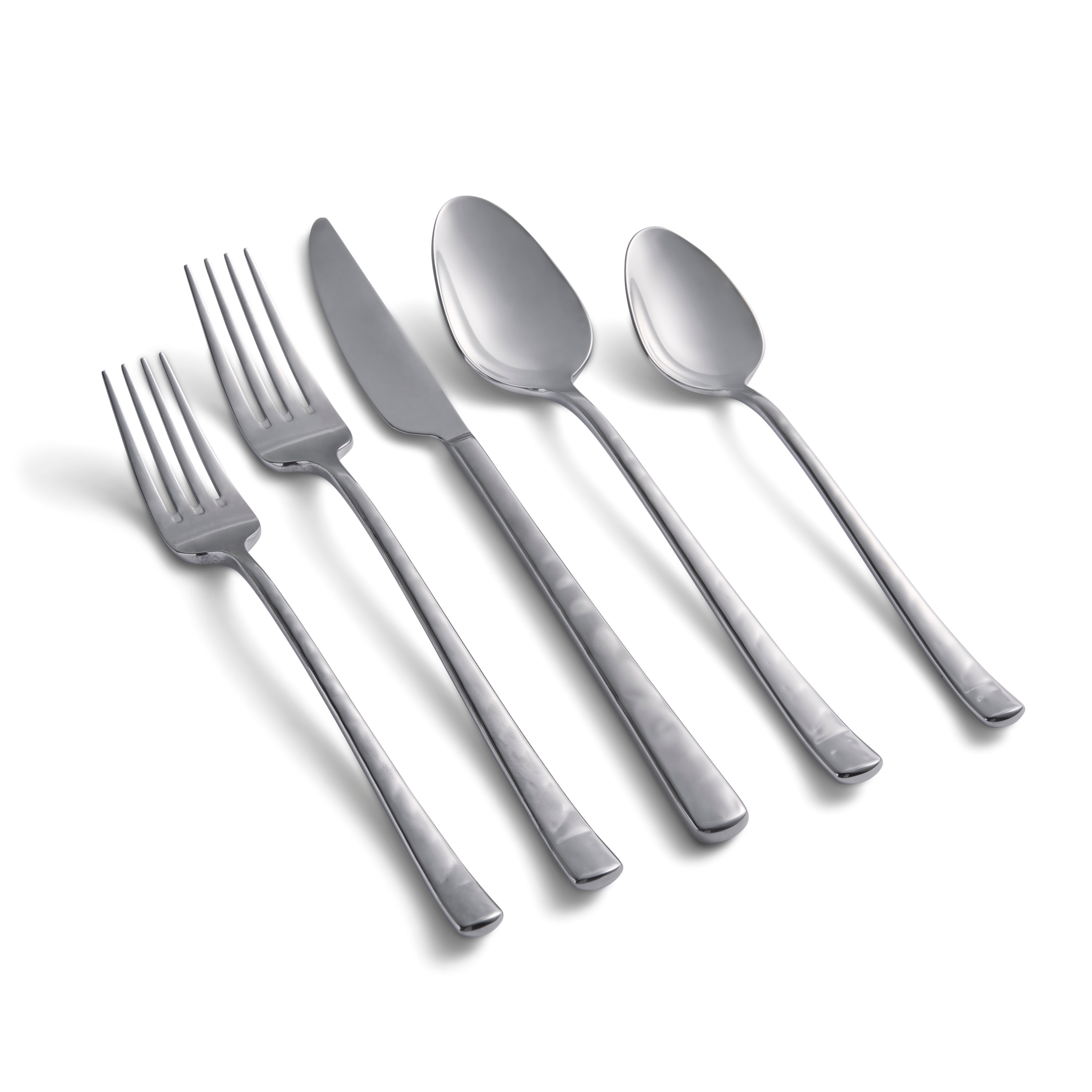 Cambridge Almada Mirror Textured 20-Piece Flatware Set, Service for 4