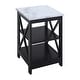 preview thumbnail 66 of 67, Convenience Concepts Oxford End Table with Shelves