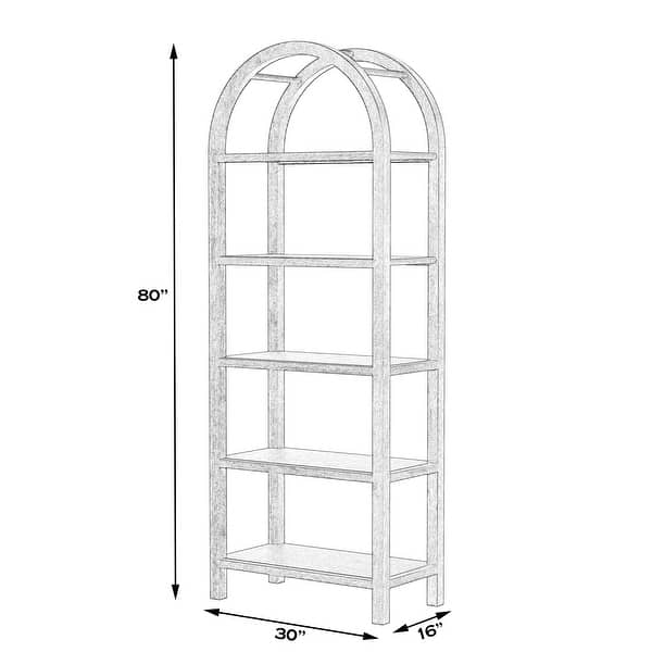 Aila Arched 5 Tier Etagere Bed Bath & Beyond 36101858
