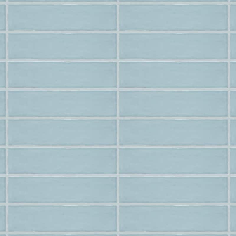 Merola Tile Castillo Sky 3" x 12" Ceramic Wall Tile