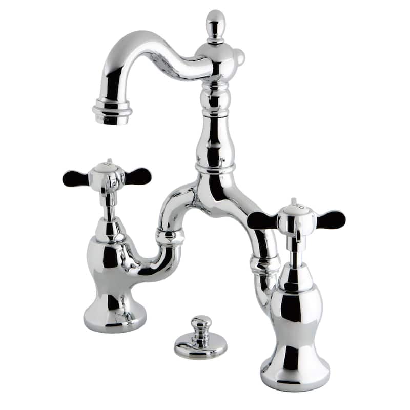 Kingston Brass KS797.BEX Essex 1.2 GPM Deck Mounted Bridge Bathroom