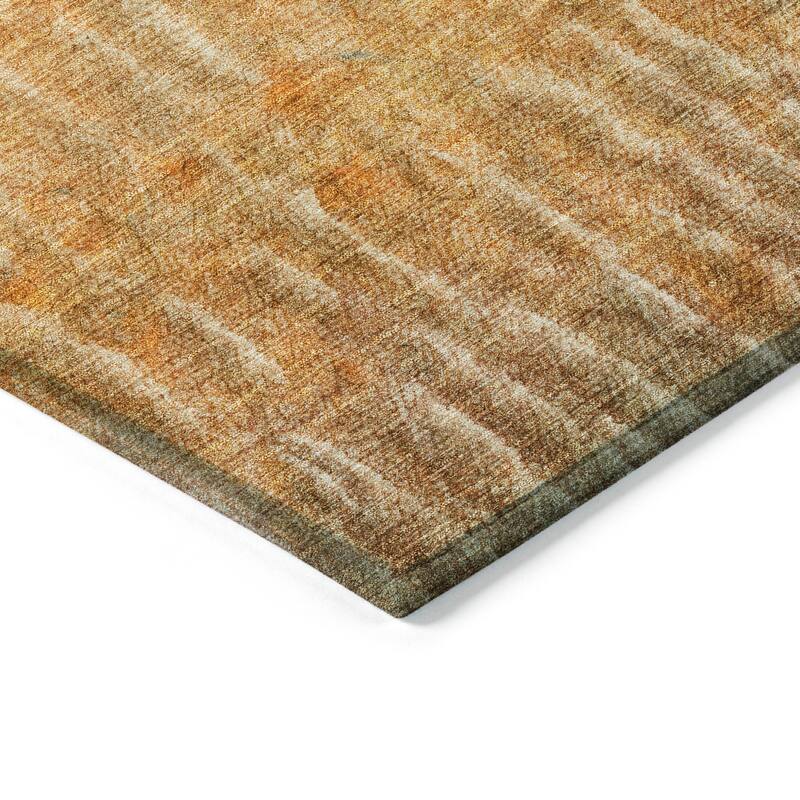 Machine Washable Indoor/ Outdoor Contemporary Ombre Chantille Rug