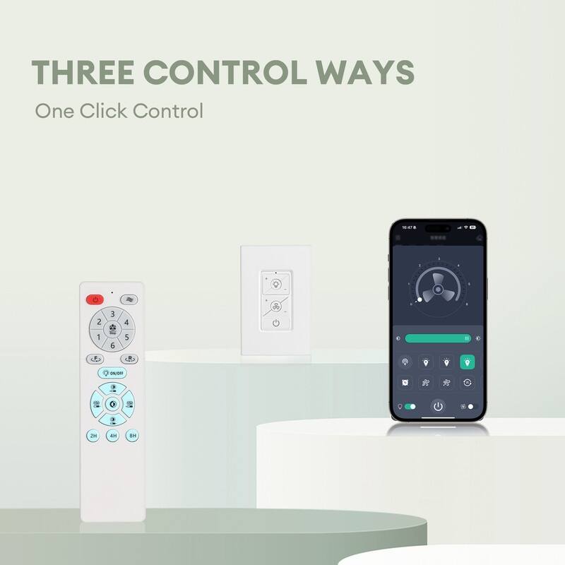 52 Inch Farmhouse Ceiling Fan with Light and Remote Black Industrial Caged Ceiling Fans for Bedroom - 52 in.