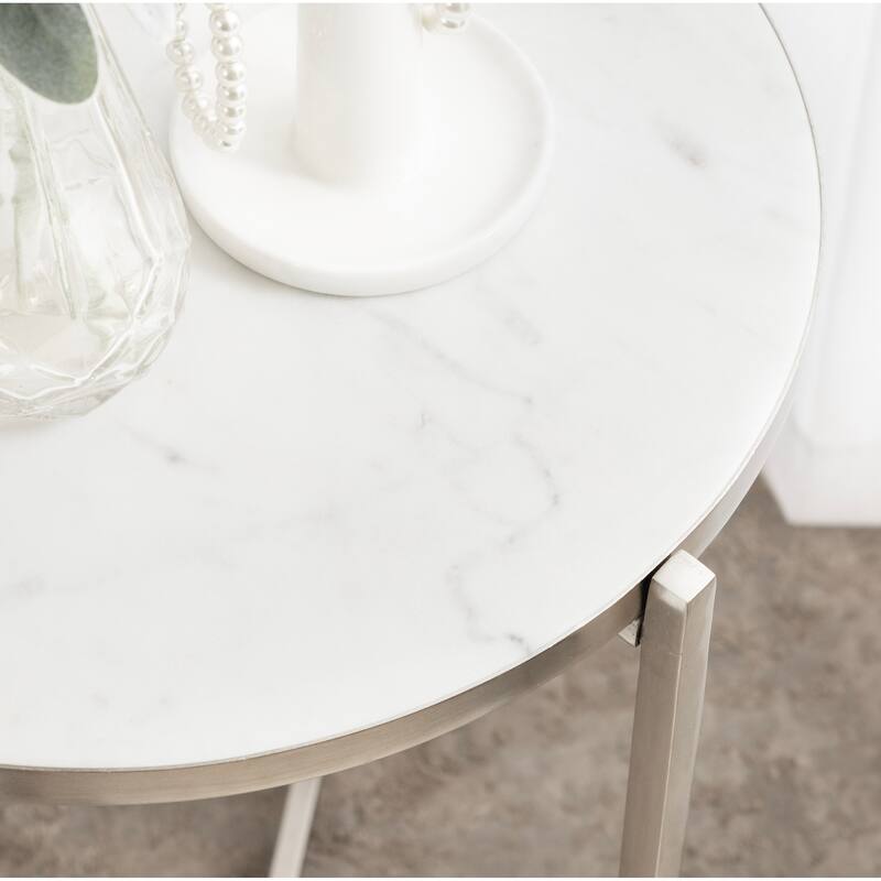 Kate and Laurel Aguilar Glam Side Table
