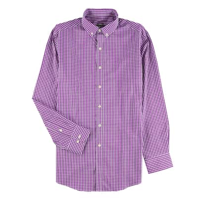 Bar Iii Mens Easy Care Button Up Dress Shirt