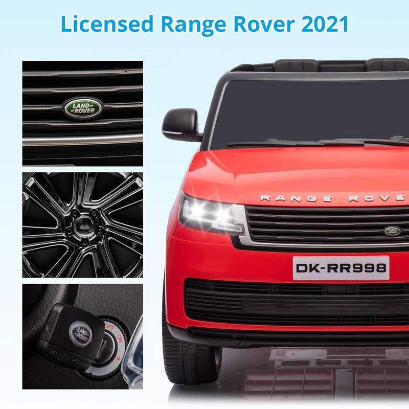 24V 2-Seater Licensed Land Rover Ride On Car Toy