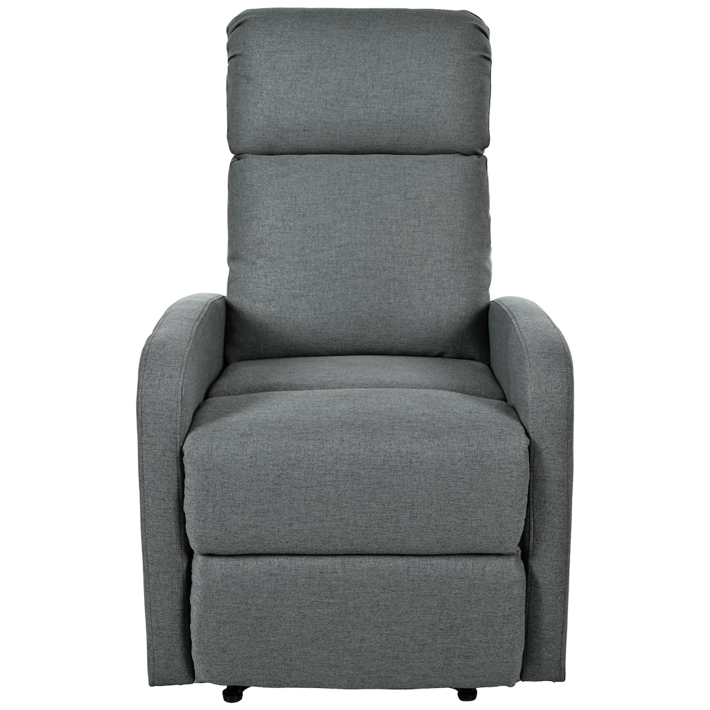 Roomfitters Modern Recliner Manual Recliner Home Theater Chair, Adjustable Recliner for Living Room, Charcoal