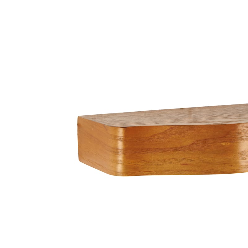 Wood Handmade Wall Shelf with Various Sizes - Set of 3 Black or Brown - Roche River Decor