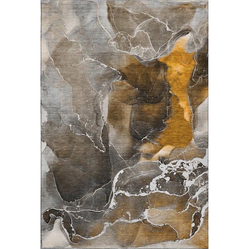Premium Washable Super Soft Abstract Contemporary Mayfield Rug
