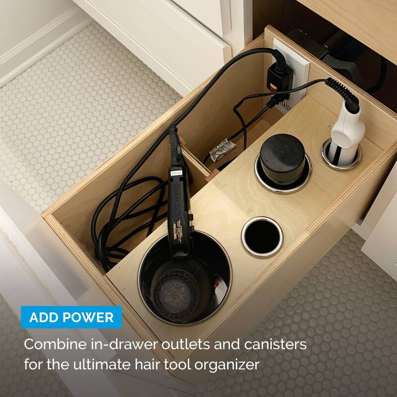 Docking Drawer 0024-00505 5" Stainless Steel Canister for Hot Tools