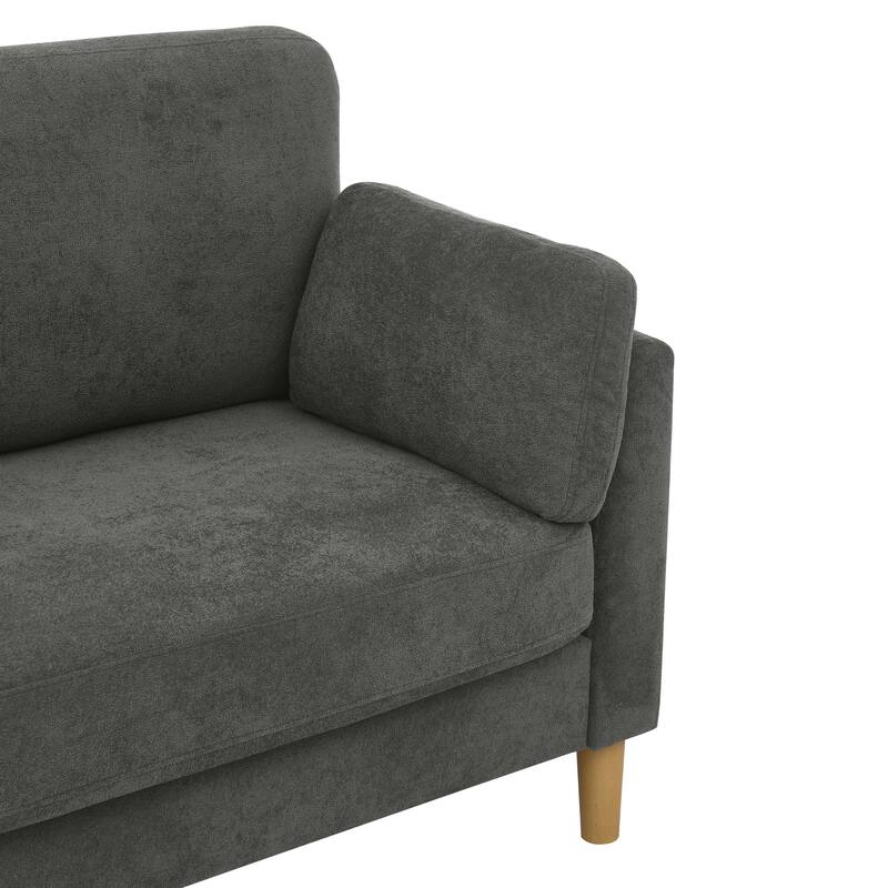 Modern Minimalist 2-Seater Sofa For Smaller Spaces,Apartments,Or Offices