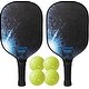 preview thumbnail 1 of 6, Franklin Sports Pickleball 2 Player Carbon Fiber Paddle and X-40 Pickleball Set