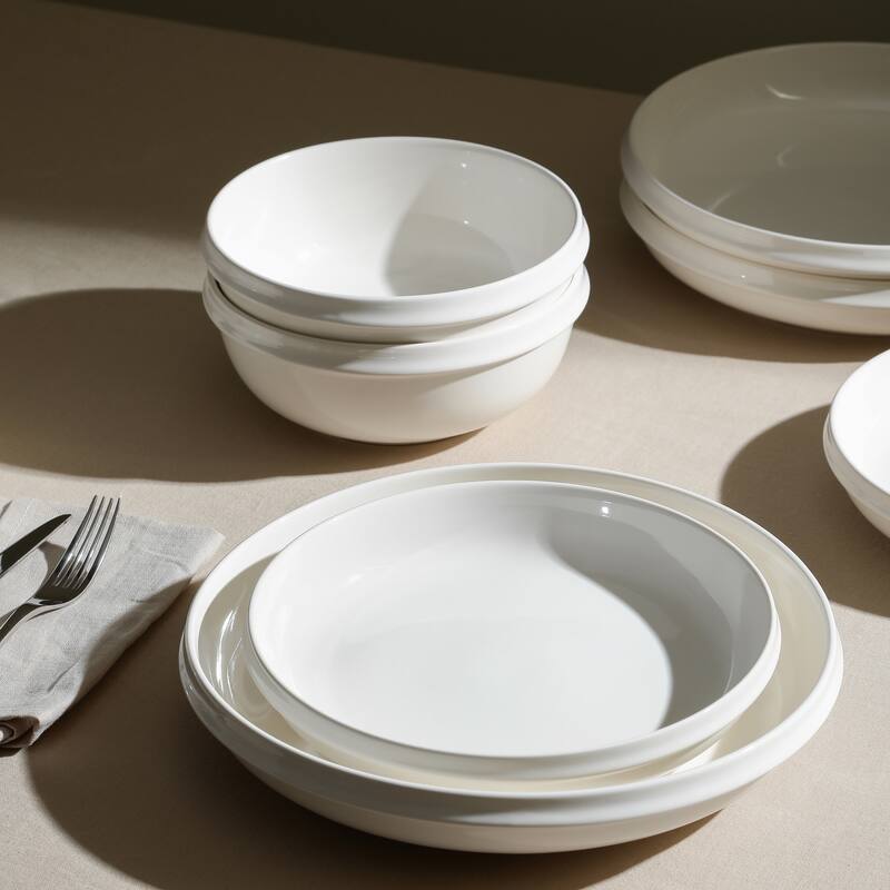 Stone Lain Verso Porcelain Dinnerware Set