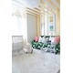 preview thumbnail 5 of 21, Set of 2 Dining Stackable Chair With Arms Molded Transparent Stacking Plastic For Restaurant Office Desk Kitchen Outdoor Patio