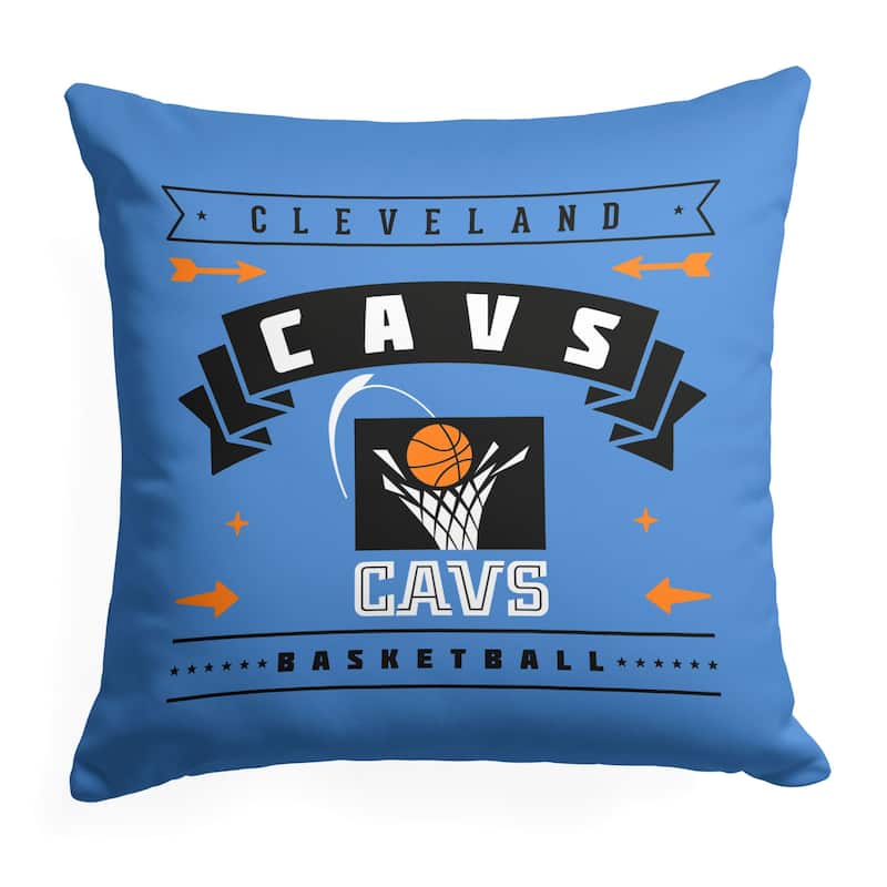 NBA Cleveland Cavaliers Hardwood Classic 18 Inch Throw Pillow