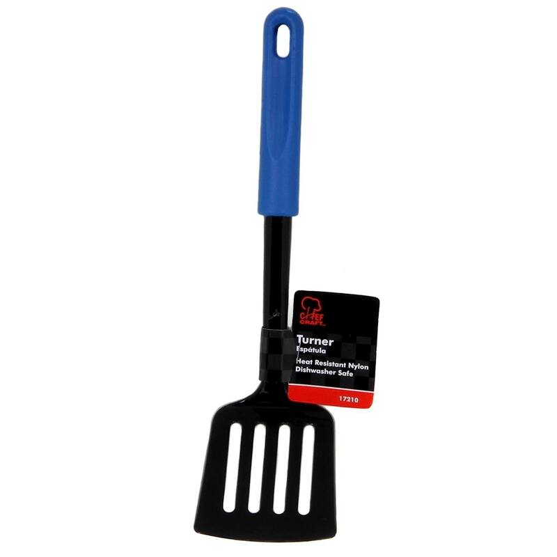 Chef Craft 11.5" Basic Nylon Slottted Turner Spatula