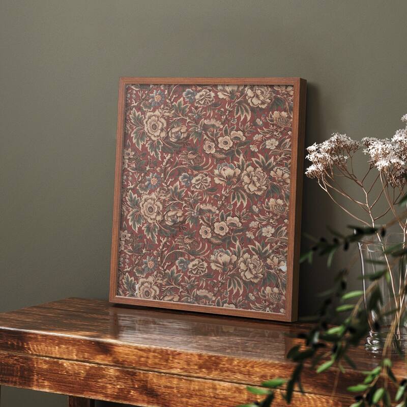 Vintage Abstract Print LXXVI -Framed Print