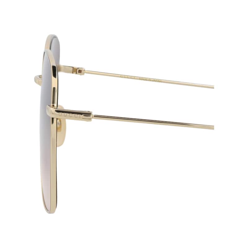 Gucci Square-Frame Metal Sunglasses - NS