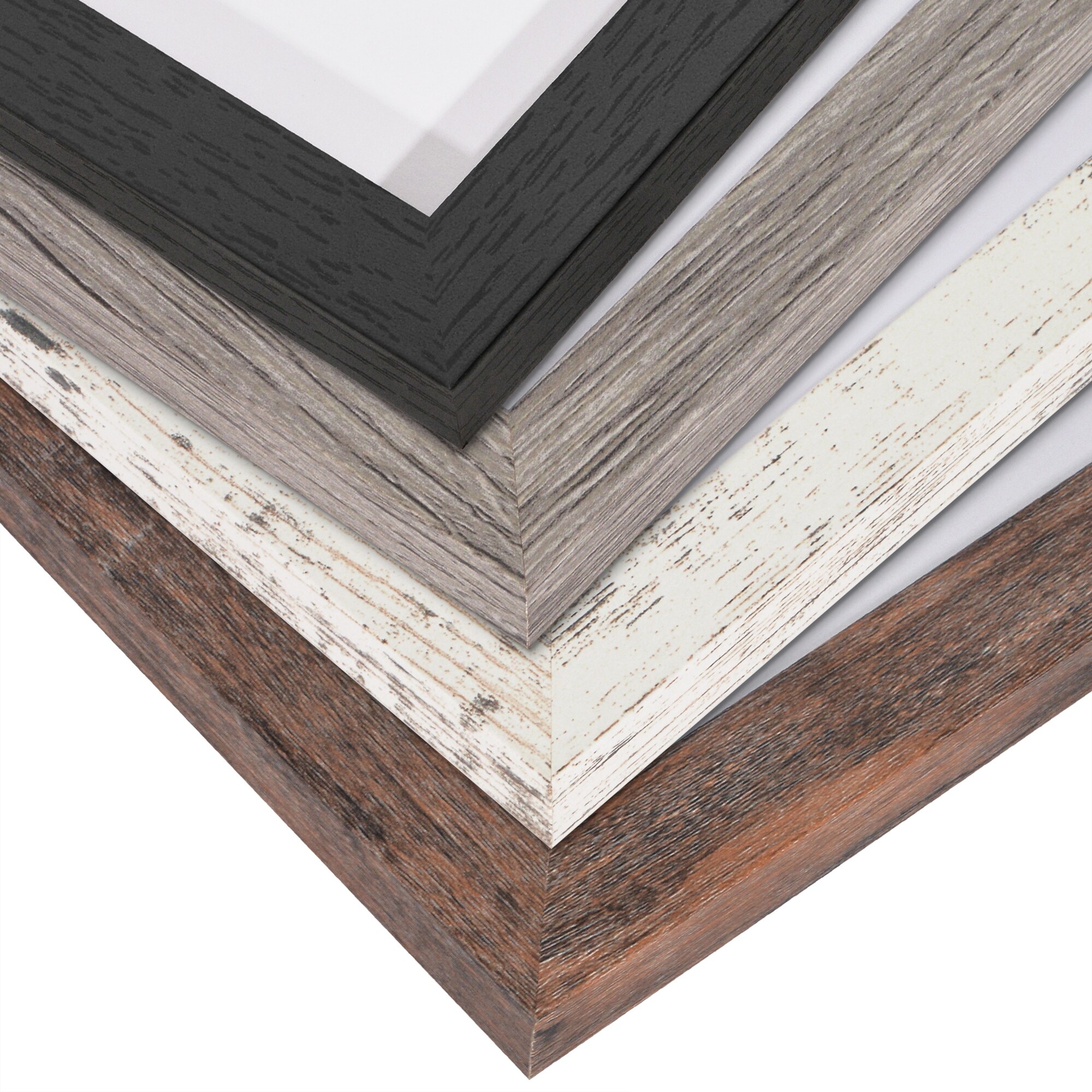 Americanflat Picture Frame Set With Mat - Ideal for Displaying Your Favorite Photos and Artwork-image