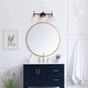 preview thumbnail 2 of 15, Modern Black Gold 2/3/4 Lights Vanity Light Fixture Glass Bathroom Lighting