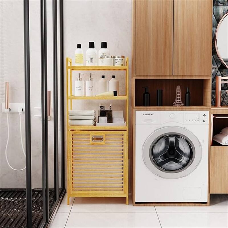 3 storage shelves and Removable Lining for Bedroom - 19.56"L x 11.8"W x 46.85"H