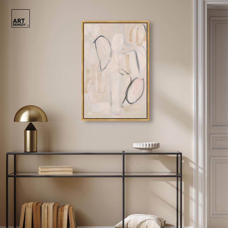 Faded Outlines II Canvas by Art Remedy
