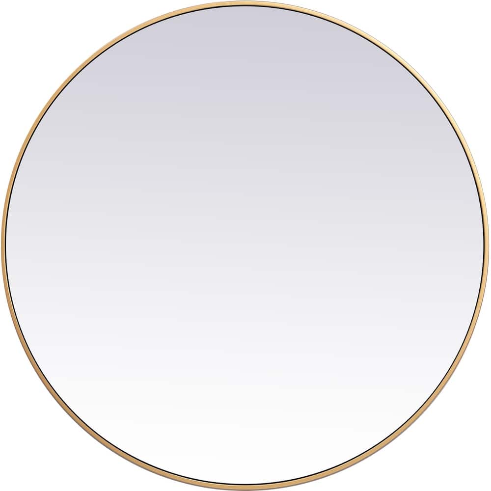 Elegant Lighting Eternity 39" Diameter Circular Beveled Metal Framed