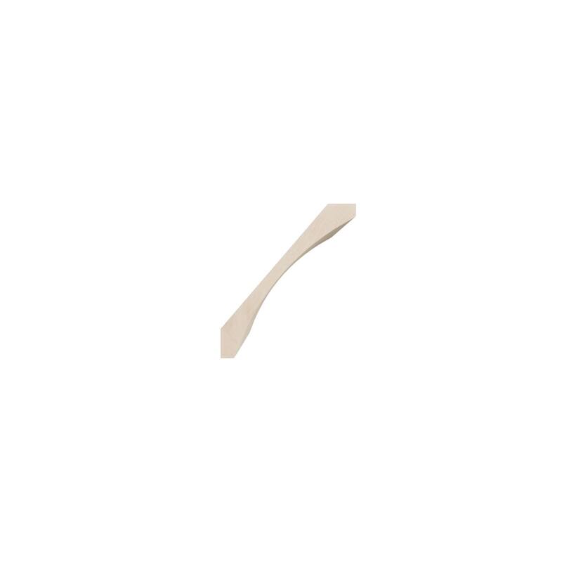 WM291: 4-in H x 3-1/2-in P x 5-1/4-in F x 96-in L Americraft Solid Hardwood Stain Grade Crown Moulding