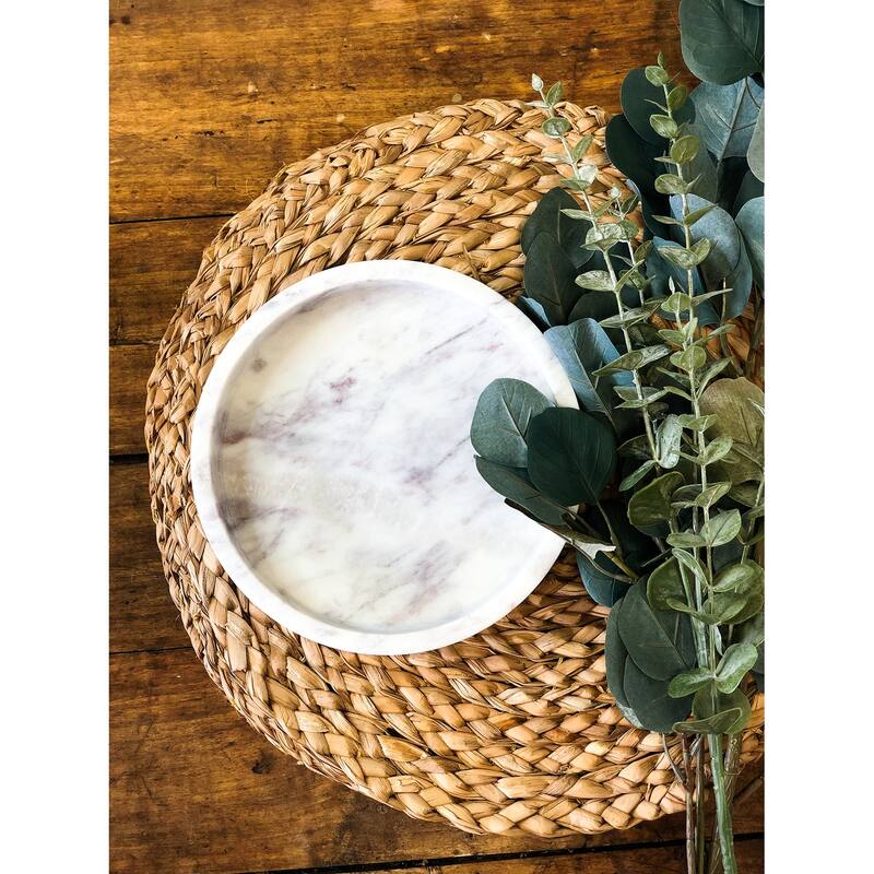 Caravan Marble Petite Round Tray Bed Bath & Beyond 39459594