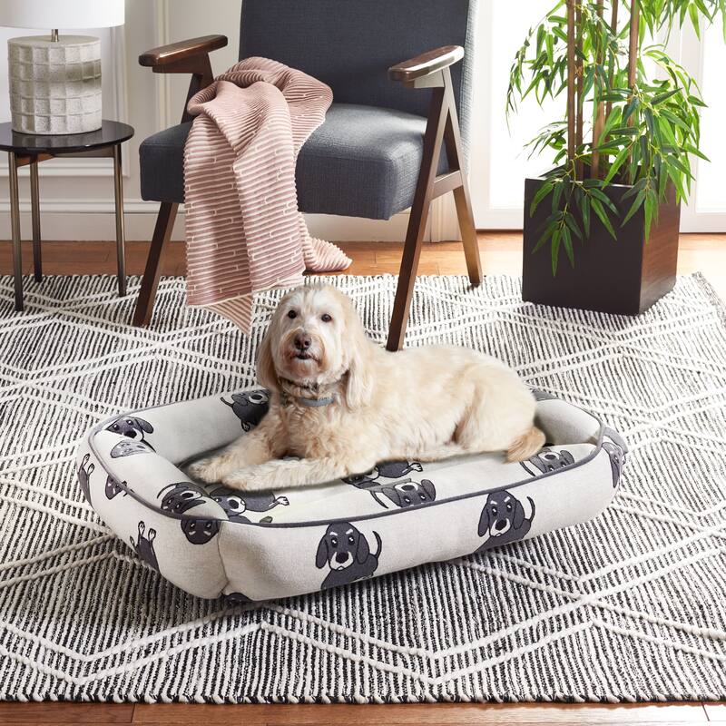 SAFAVIEH Pet Collection Hound Dog Bed - 24W  x 28D