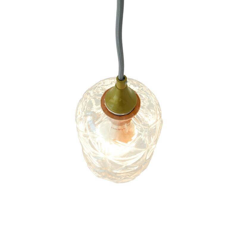 Pendant Lamp - Gold and Clear