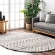 preview thumbnail 10 of 37, Nuloom Beige Geometric Moroccan Trellis Shag Rug 5' x 8' Oval - Beige - Oval