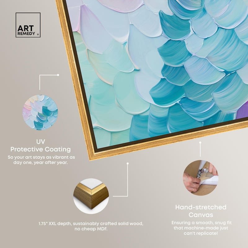 Mermaid Scales Canvas by Art Remedy
