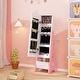 preview thumbnail 15 of 18, Costway Kids Vanity Set Princess Makeup Dressing Table & Chair Set - See Details