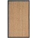 preview thumbnail 93 of 120, SAFAVIEH Natural Fiber Oceana Herringbone Seagrass Rug 4' x 6' - Natural/Dark Grey - Rectangle