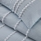 preview thumbnail 7 of 39, Harbor House Anslee Taupe 3 Piece 100% Cotton Yarn Dyed Duvet Cover Set with Overlap Closure Shams