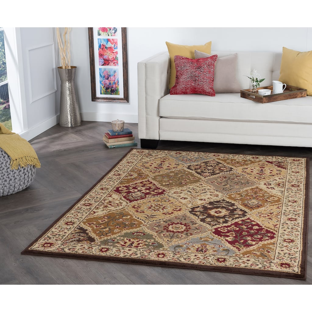 Rhythm Traditional Oriental Indoor Area Rug