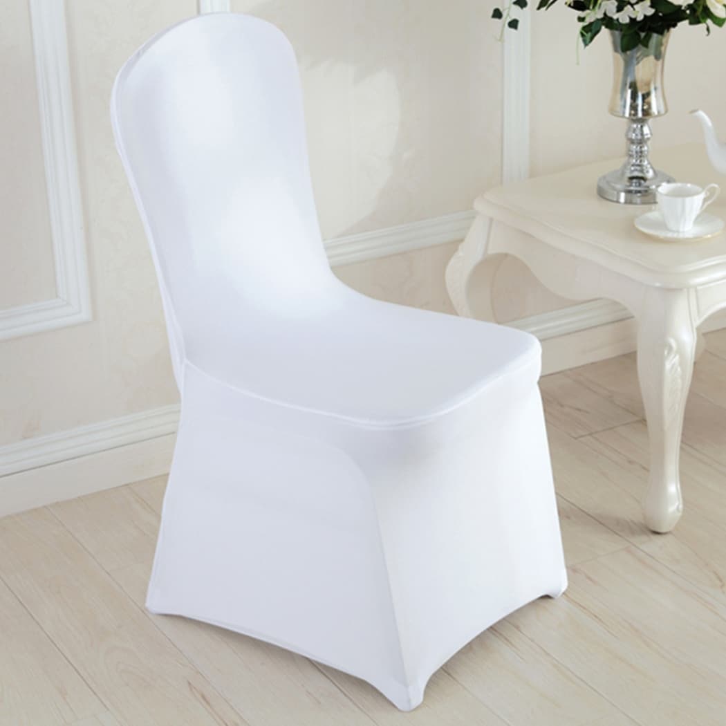 VEVOR 50/100 Pcs Chair Covers Polyester Spandex Stretch Slipcovers for  Wedding Party Dining Banquet Arched-Front Chair Covers - On Sale - Bed Bath  & Beyond - 37249659