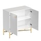 preview thumbnail 34 of 33, Clihome 32-Inch 2 Door Locker Media Storage Cabinet/Buffet
