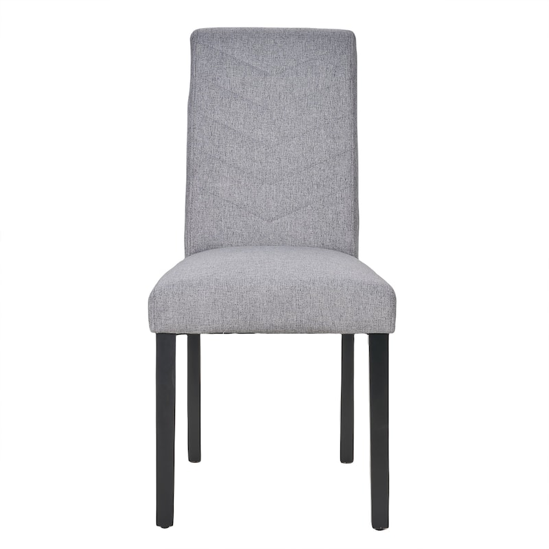 VECELO Upholstered Dining Chairs Set of 6 Parson Classic Upholstered Dining Chair,Modern 37" Parson Chairs