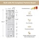 preview thumbnail 18 of 34, VECELO Set of 2 Open Bookshelf Set 4-Tier Five Irregular Cube Bookcase Multipurpose Storage Organizer for Small Spaces
